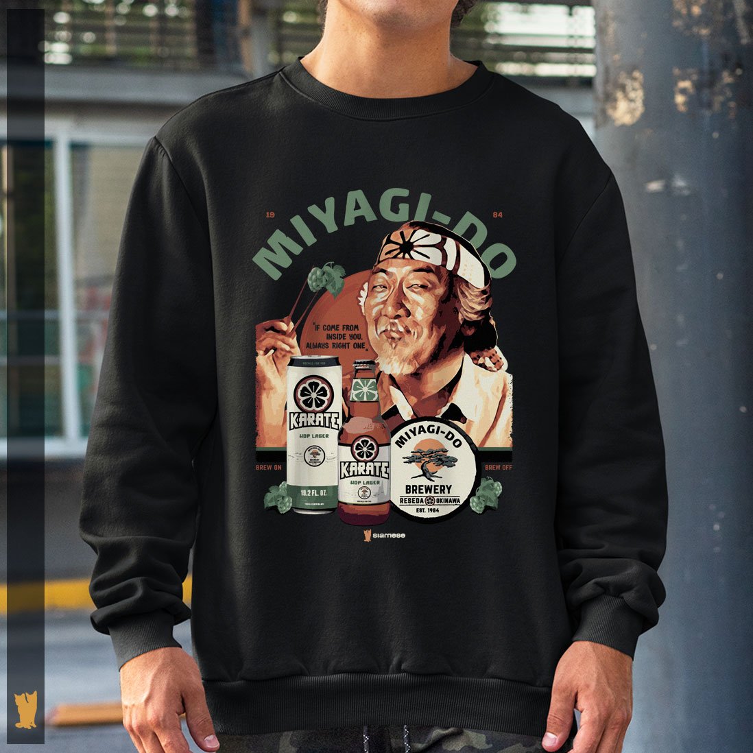 Nome do produto: MOLETOM MIYAGI-DO PRETO