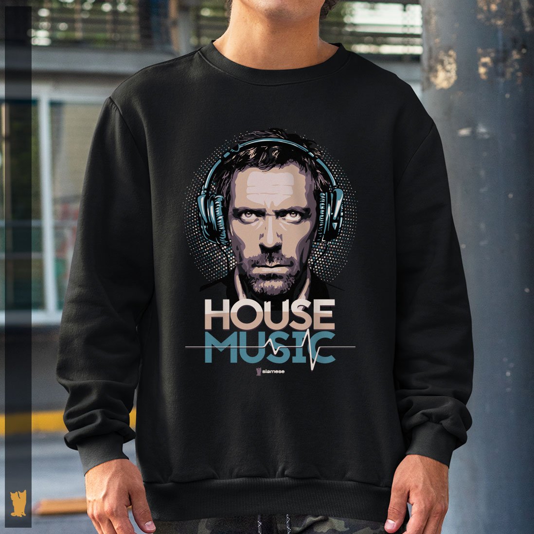 Nome do produto: MOLETOM HOUSE MUSIC