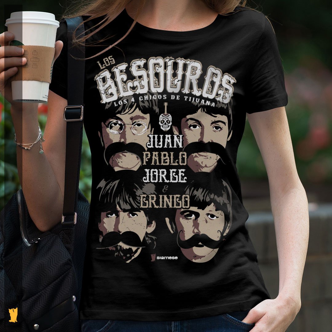 Nome do produto: SIAMESE FEMININA THE BEATLES LOS BESOUROS