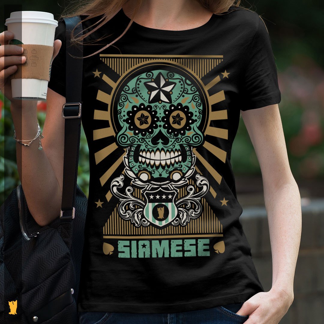 Nome do produto: SIAMESE FEMININA SKULL