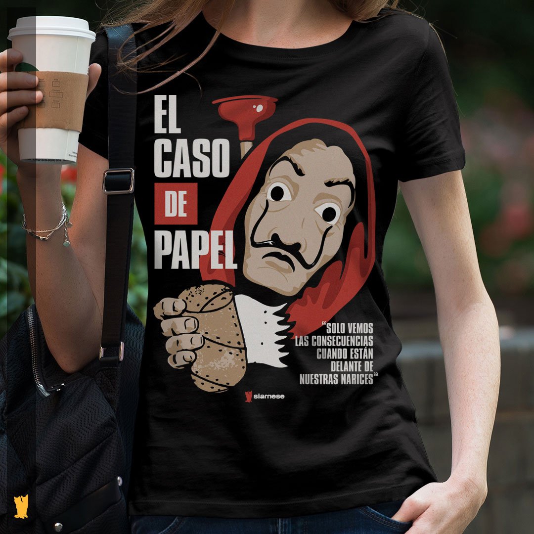 Nome do produto: SIAMESE FEMININA EL CASO DE PAPEL