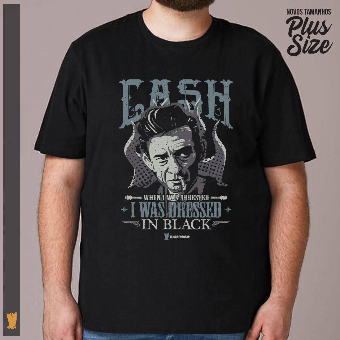 Nome do produto: SIAMESE PLUS SIZE JOHNNY CASH