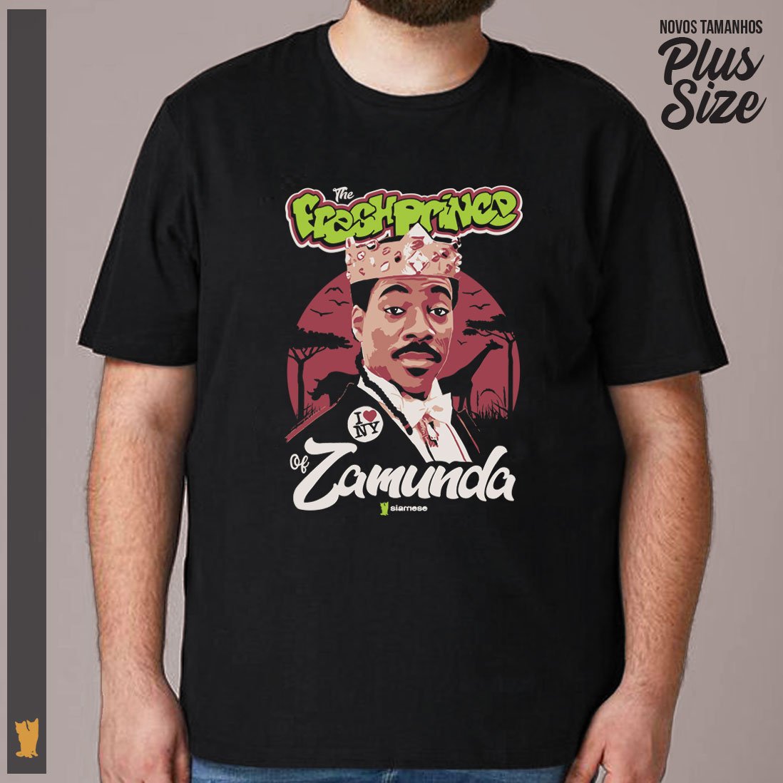 Nome do produto: SIAMESE PLUS SIZE FRESH PRINCE OF ZAMUNDA