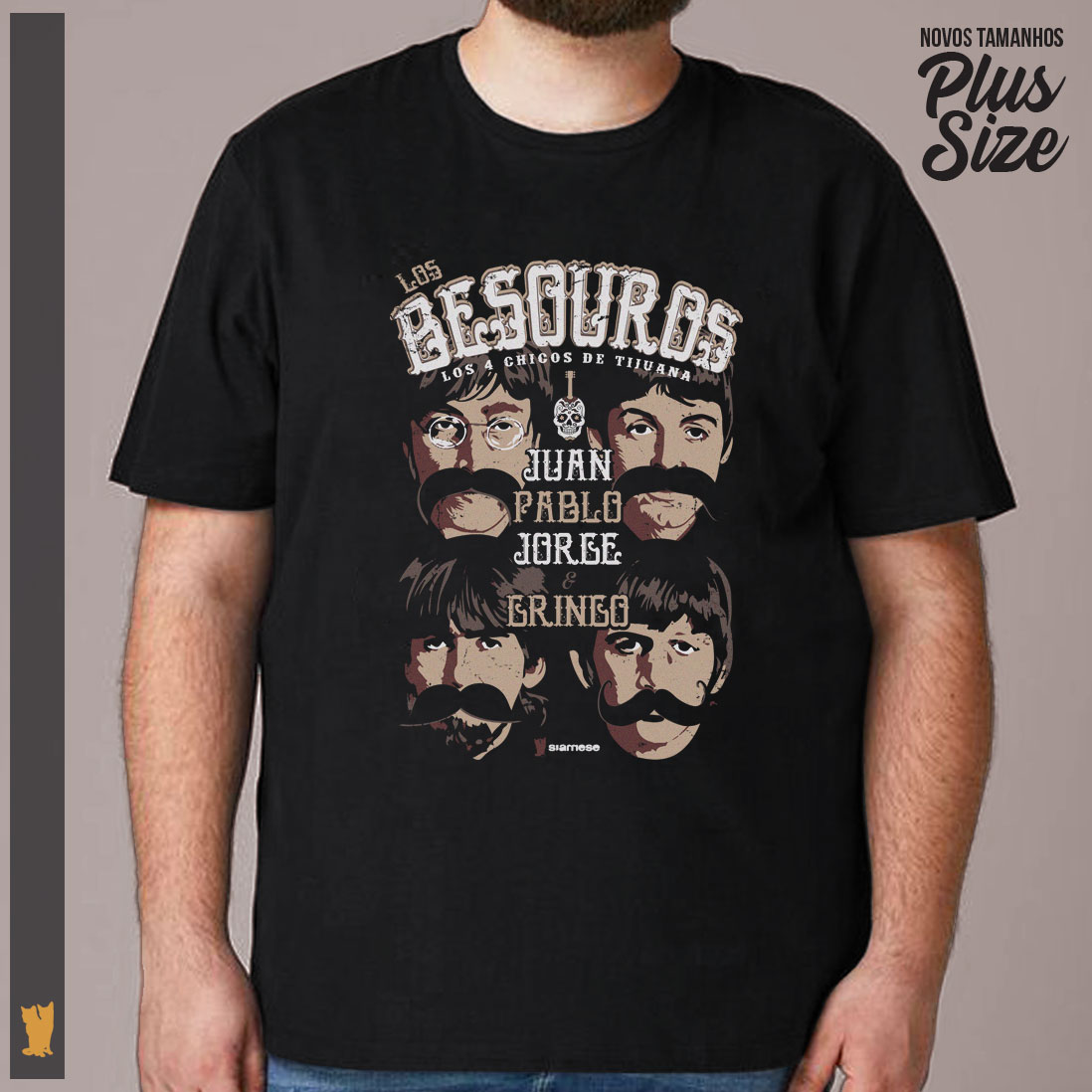 SIAMESE PLUS SIZE BEATLES LOS BESOUROS