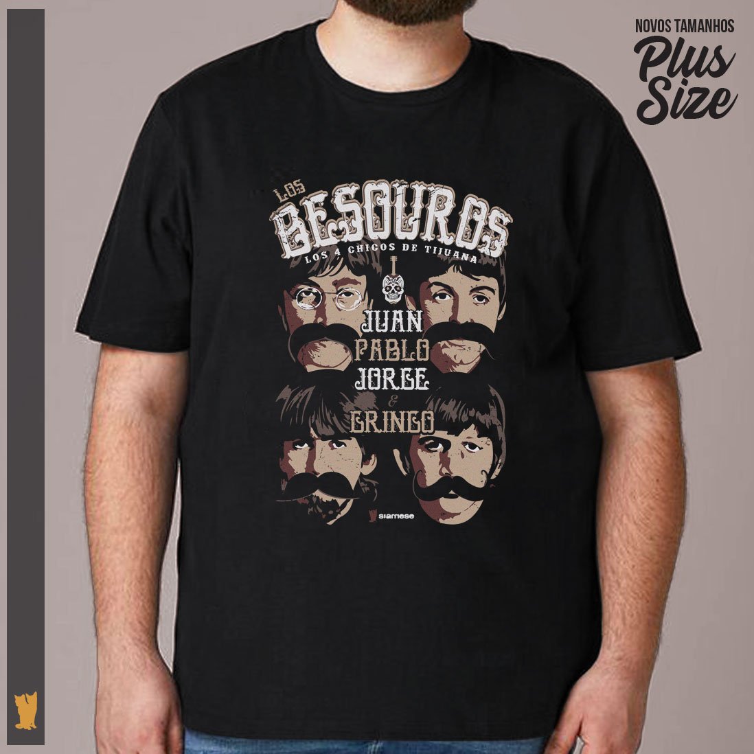 Nome do produto: SIAMESE PLUS SIZE BEATLES LOS BESOUROS