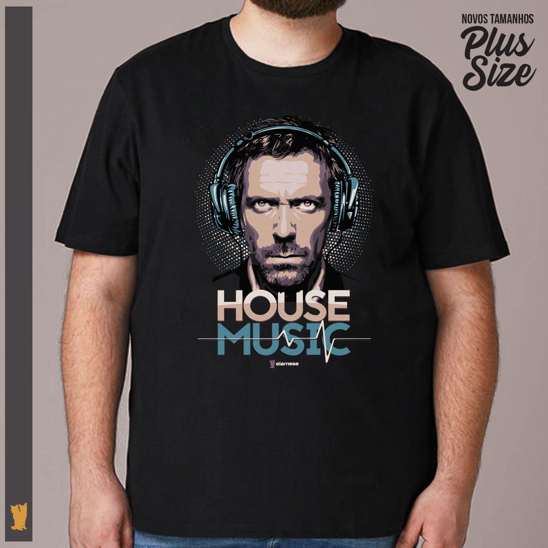 Nome do produto: SIAMESE PLUS SIZE HOUSE MUSIC