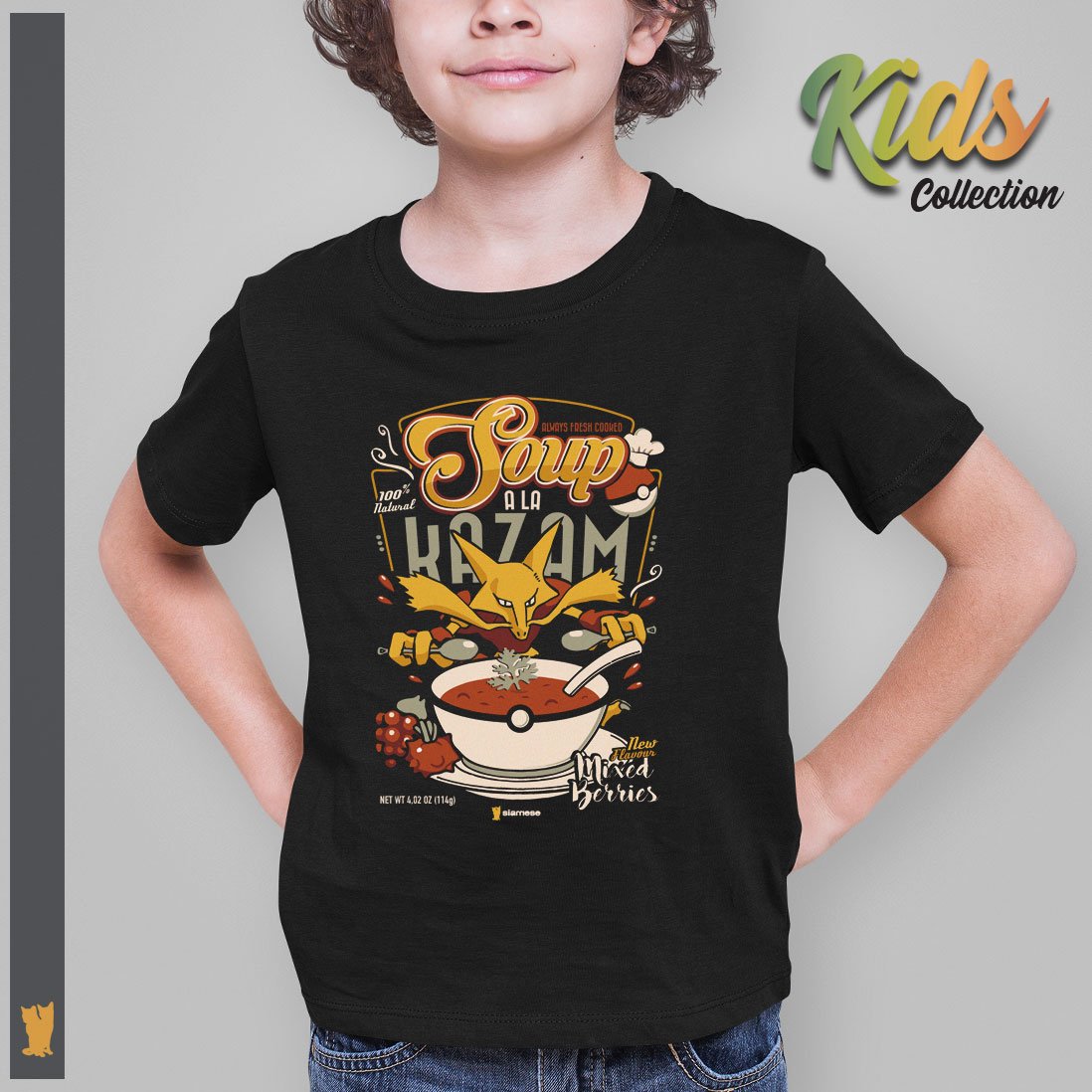 Nome do produto: SIAMESE KIDS POKÉMON SOUP A LA KAZAM