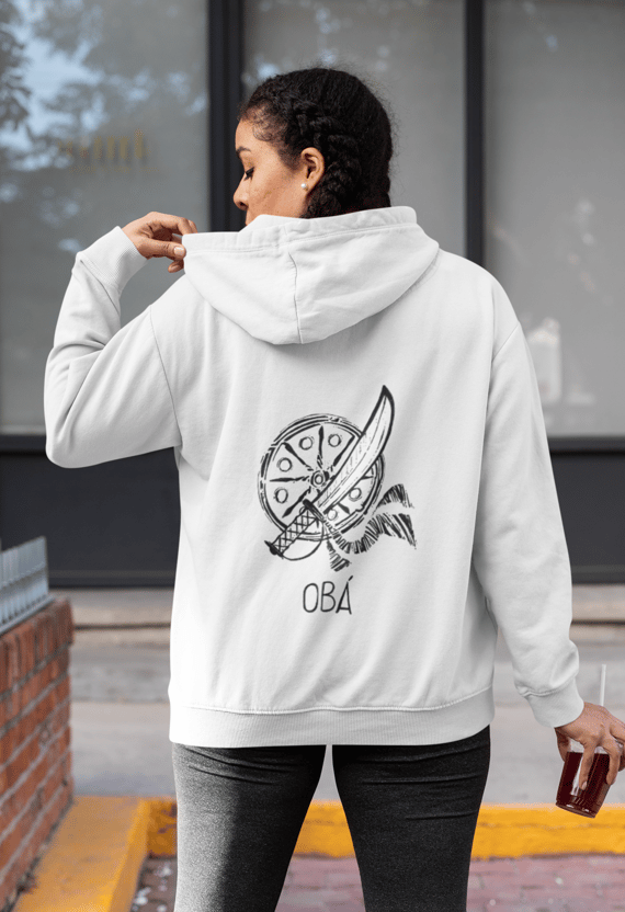 Moletom de Zíper Orixá Obá (Unisex)