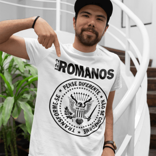 Nome do produto Camiseta Romanos 12:2 Pense Diferente
