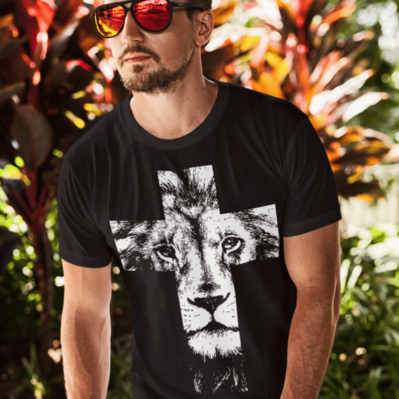 Camiseta Leão  Cruz