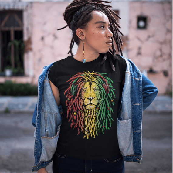 Baby Look Feminina Leão Jamaica