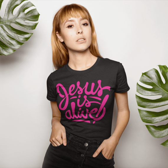 Baby Look Feminina Jesus is Alive