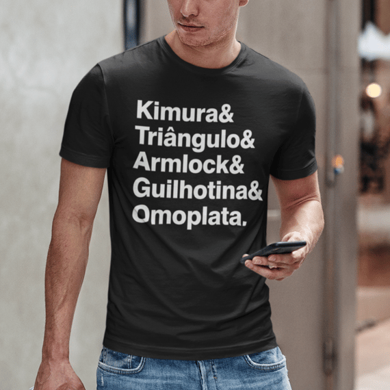 Camiseta Jiujitsu Kimura Triangulo Armlock...
