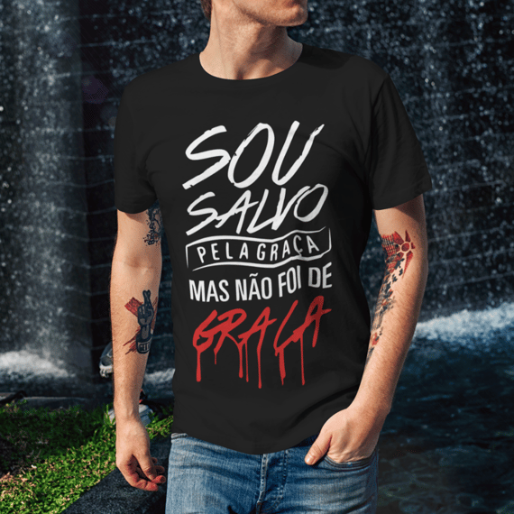 Camiseta Salvo Pela Graça