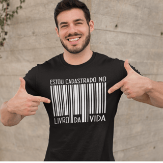 Camiseta Cadastrado no Livro da Vida