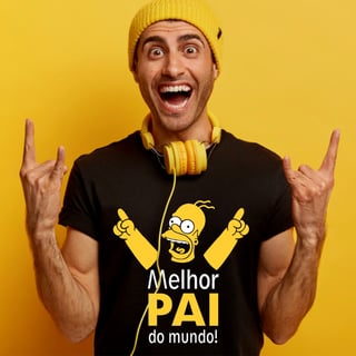 T-shirt Melhor Pai do Mundo