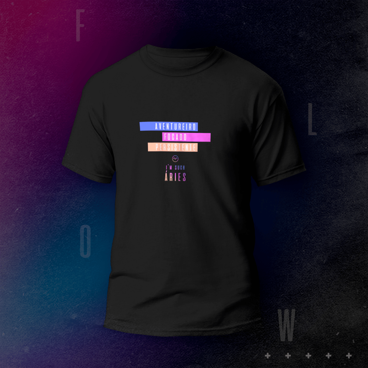 Nome do produto: CAMISETA FLOW | I\'M SUCH ÁRIES