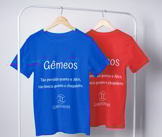 Nome do produto  T-Shirt Feminina Básica Cores I - Gêmeos - Coleção Diversas