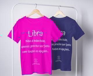 Nome do produto T-shirt Feminina Básica Cores I - Libra - Coleção Diversas
