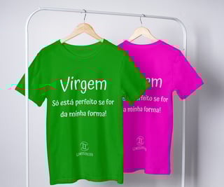 Nome do produto T-shirt Feminina Básica Cores I - Virgem - Coleção Diversas