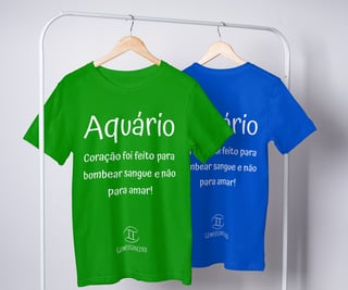 Nome do produto T-shirt Feminina Básica Cores I - Aquário - Coleção Diversas