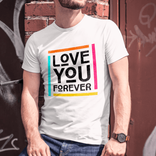 CAMISETA PRIME MASC. LOVE YOU FOREVER