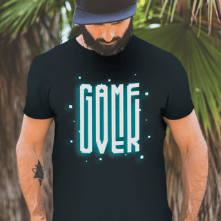 CAMISETA MASC. GAME OVER