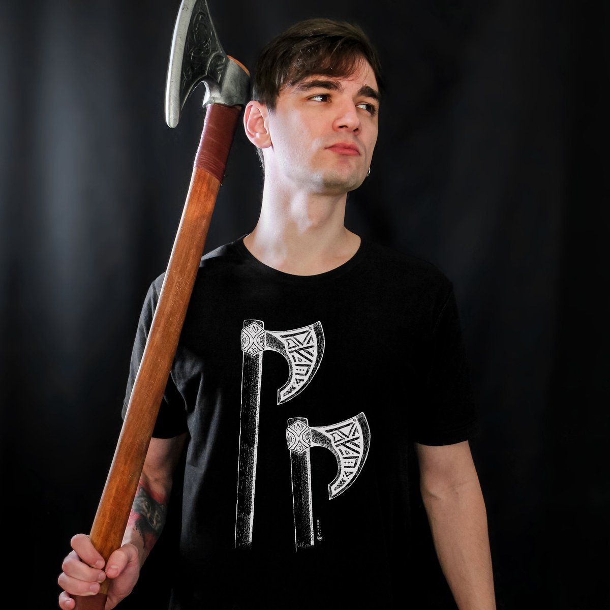Nome do produto: Sketch Nordic Axes - Arms