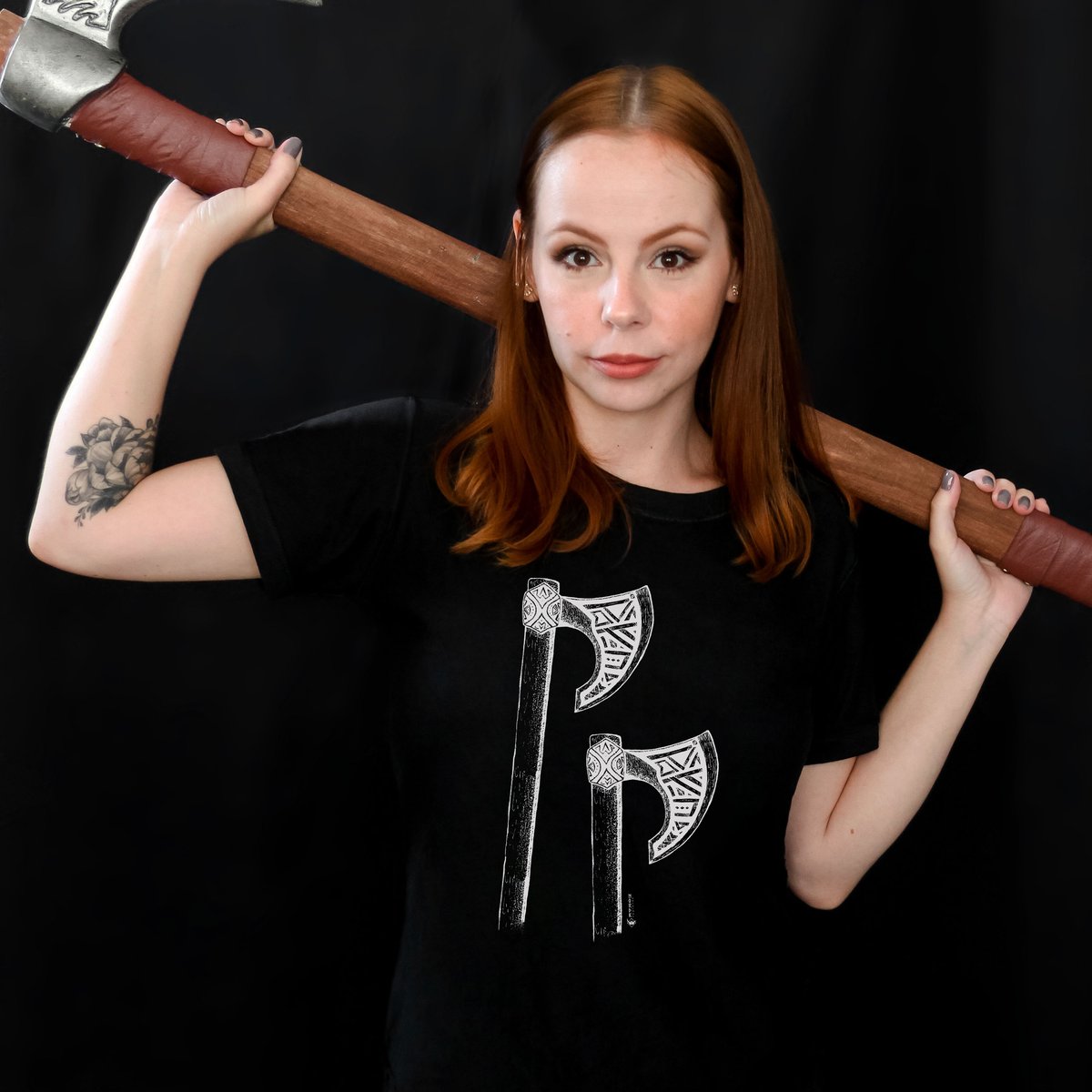 Nome do produto: Sketch Nordic Axes - Arms