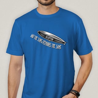 Nome do produto Camiseta Led Zeppelin - The Song Remains the Same - Algodão 100% Unissex | Retrolhama