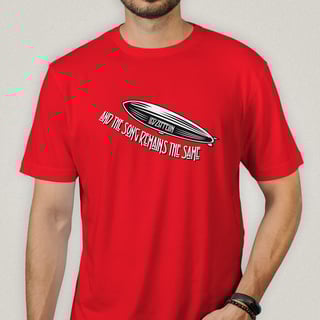 Nome do produto Camiseta Led Zeppelin - The Song Remains the Same - Algodão 100% Unissex | Retrolhama