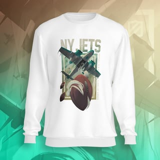 Nome do produto NY Jatos - Bomber (moletom)