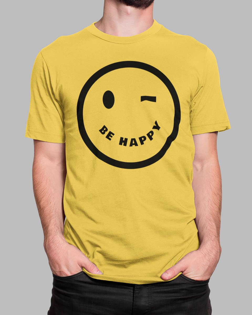 Nome do produto: Camisetas Smile Be Happy
