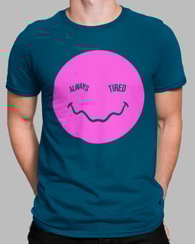 Camiseta Smile Always Tired
