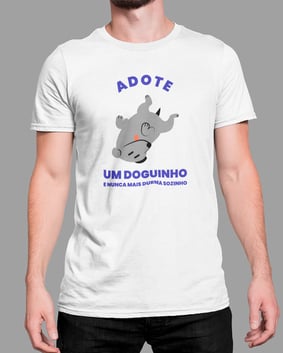 Camiseta Adote Um Doguinho