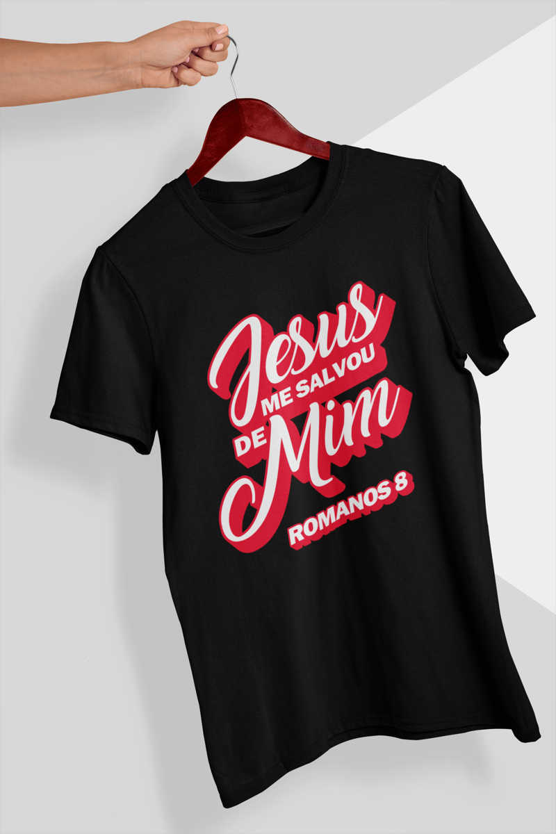 Nome do produto: Camiseta Jesus me Salvou de Mim