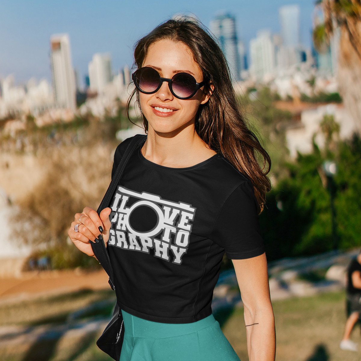 Nome do produto: Camiseta Cropped - LOVE PHOTOGRAPHY