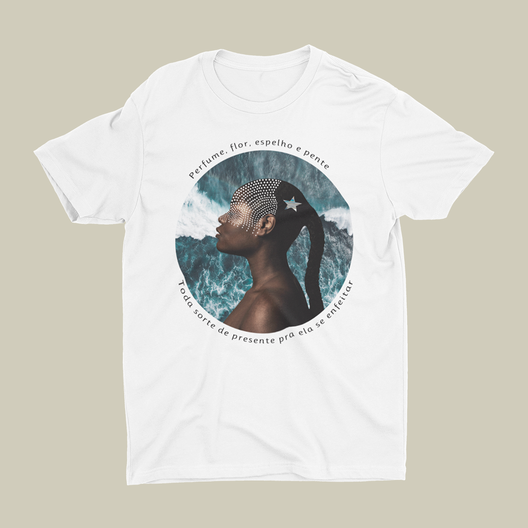 Nome do produto: Camiseta - Filhos de Fé - Iemanjá 