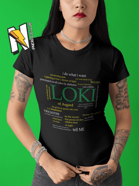 Camiseta Loki frases