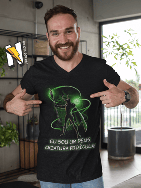 Camiseta Loki  'Eu sou um deus'