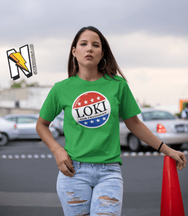 Nome do produtoCamiseta Loki presidente