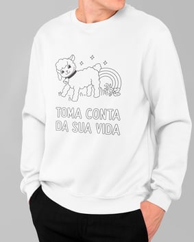 Moletom Toma Conta da Sua Vida