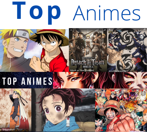 Logo da loja top animes