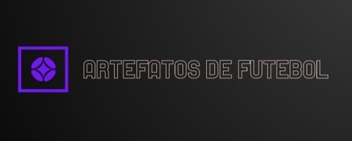 Logo da loja artefatos de futebol