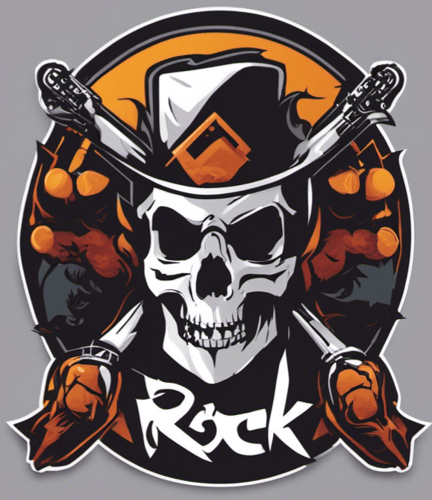 Logo da loja t-shirt rock online