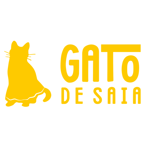 Gato de Saia - Camisetas e produtos personalizados