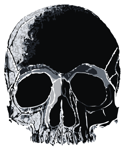 Logo da loja Caveira Negra Rock Shirts