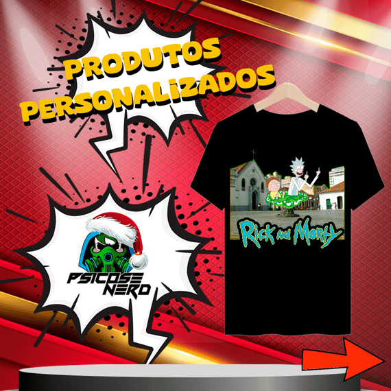 CAMISETA RICK AND MORTY