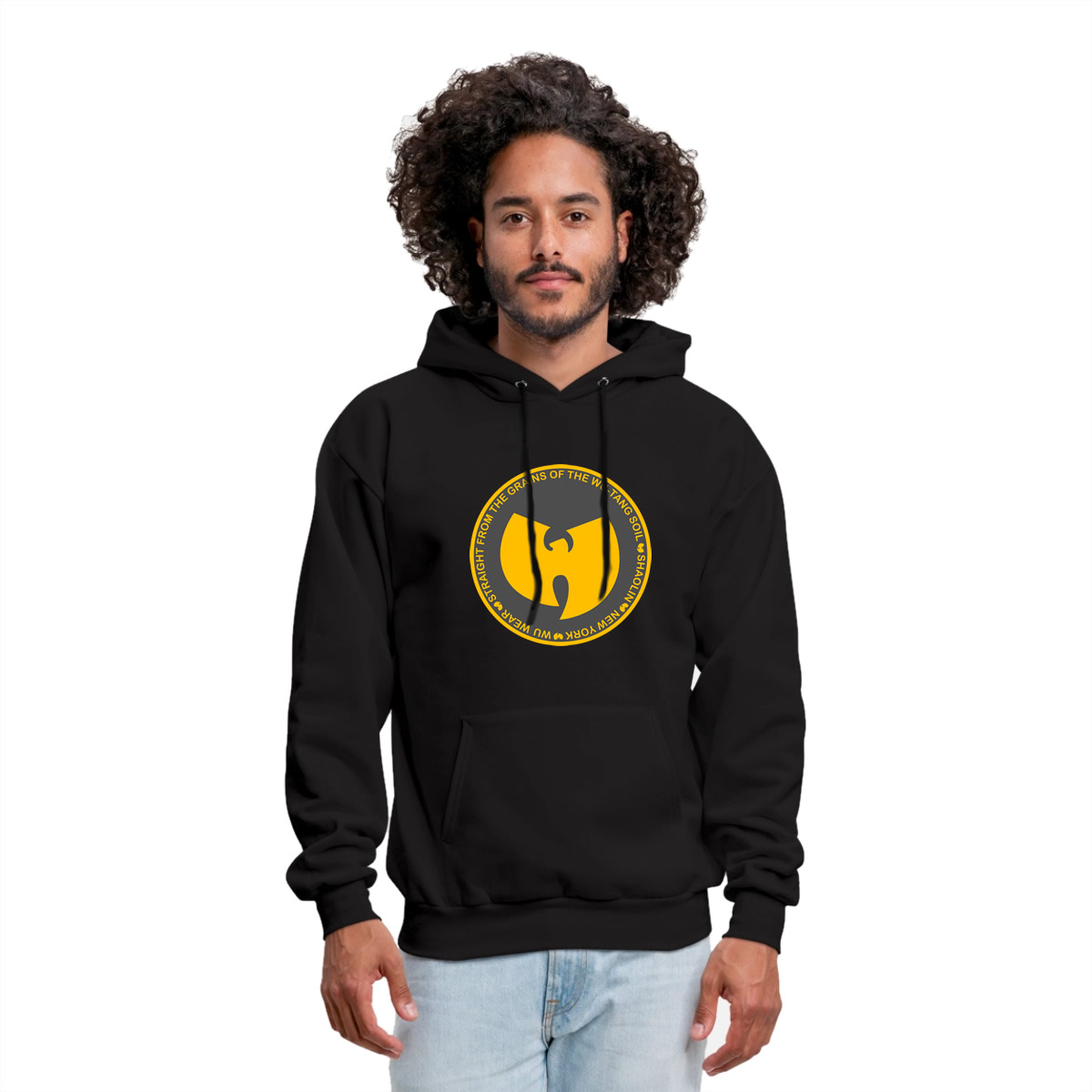 Moletom Canguru Wu Tang Clan Interior Flanelado STRAIGHT Wu-Wear