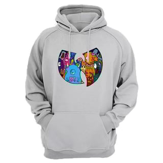 Nome do produtoMoletom Canguru Wu Tang Clan Interior Flanelado Logo Monster